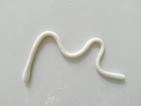 每一个小剂子都搓成图中，长条。