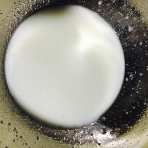 搅打均匀的状态