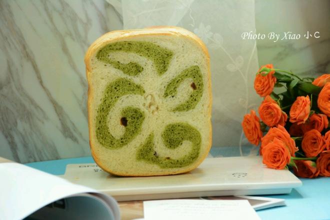 抹茶双色吐司