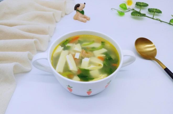 青菜豆腐汤
