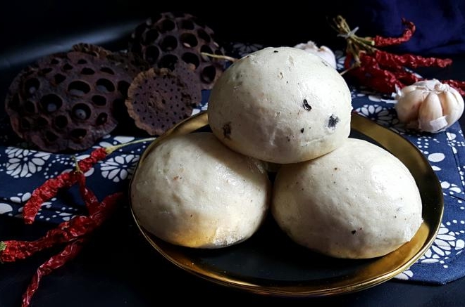 天然葡萄酵种老面馒头