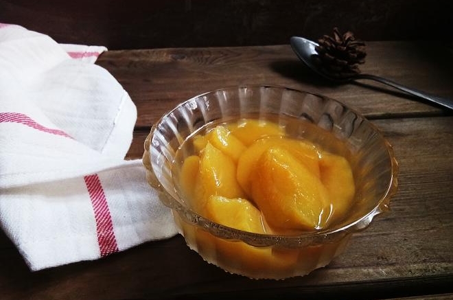 儿时味道--糖水黄桃