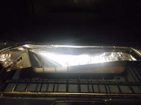 180度，30分钟，底层，全层覆盖锡纸！以防上色！