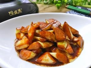 出锅装盘。
