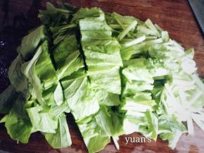 小白菜、冬瓜切块
