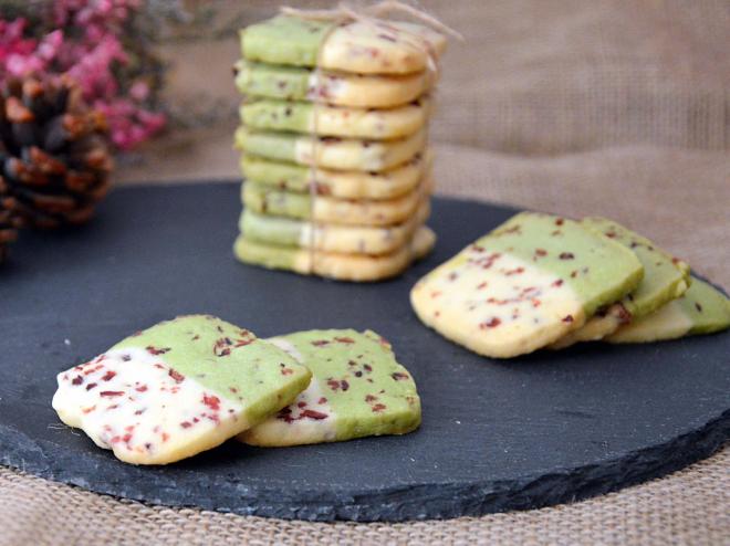 拼色蔓越梅饼干