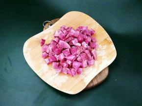 紫薯切小丁
