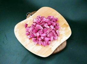 紫薯切小丁