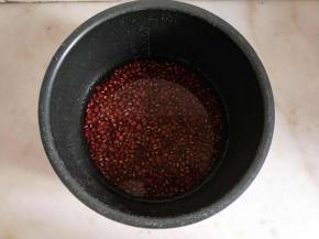 倒入电高压锅，加入700克清水，开启程序压30分钟。煮好后闷30分钟再开盖。