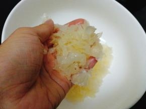 银耳提前一个晚上泡发