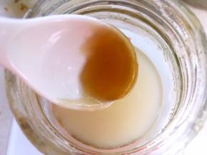 麦芽糖用温水搅拌至溶化