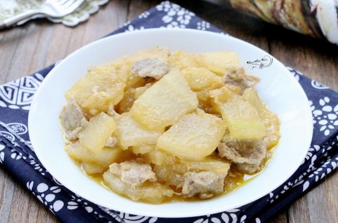 冬瓜炒肉片