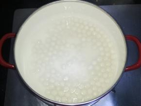 煮至小圆子浮起