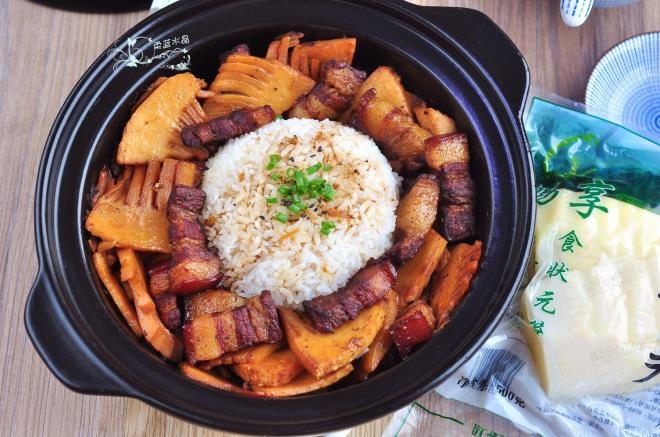 冬笋红烧肉盖饭