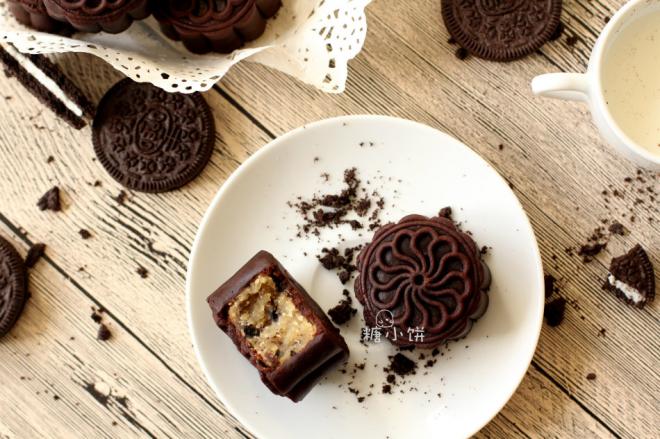 黑美人【奶香曲奇广式月饼】附：自制百搭白芸豆馅