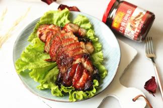 切片装盘，很诱人吧。