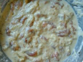 搅拌成面糊状态