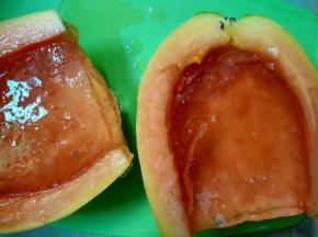 取出切块装盘。