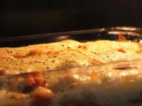 马苏里拉稍微有焦色就可以出炉啦