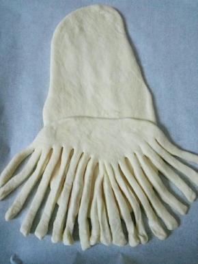 然后放在身体的1/3处