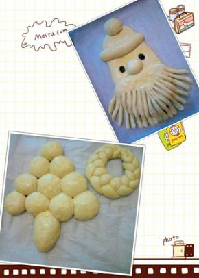 温暖处发酵至两倍大，刷好蛋液