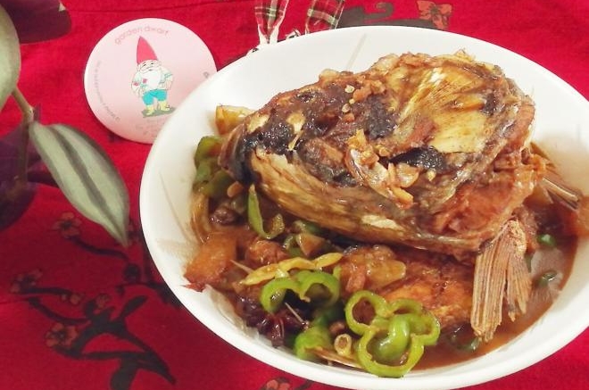 泡椒鱼头烧冬瓜