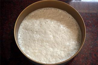 这是发酵好的米粉生糕。