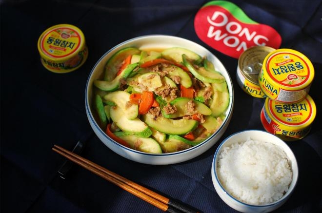 金枪鱼炒云南小瓜