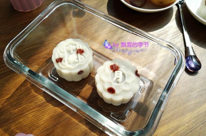 可可圆点冰皮月饼的详细做法