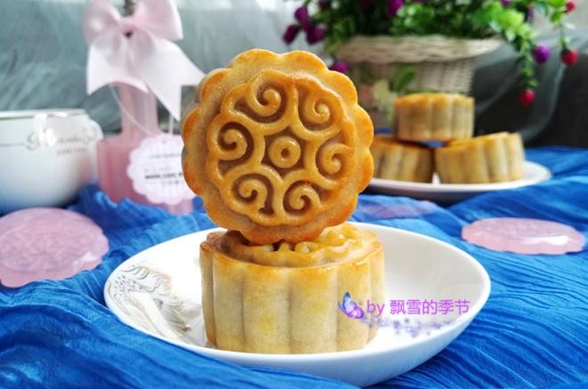 红豆沙广式月饼