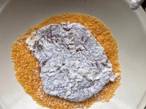 最后裏上面包糠