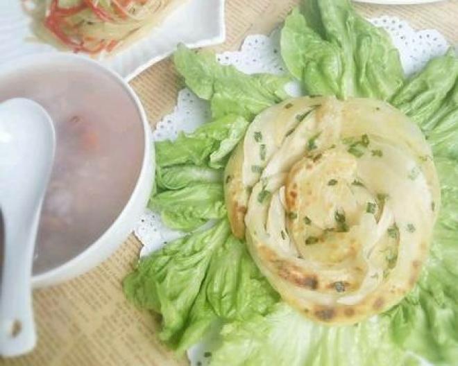 葱花手抓饼