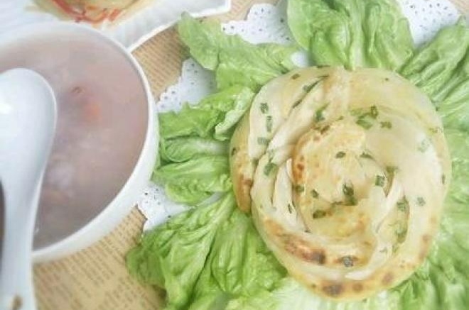 葱花手抓饼
