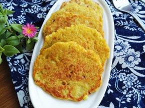 9、瘦身、减肥的红薯小饼做好啦。