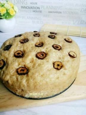 红糖枣泥发糕就OK了