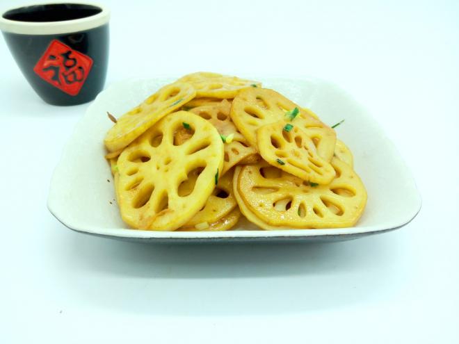 清炒藕片
