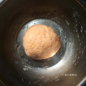 先准备中种的部分，将中种的所有材料称好放入盆中，手揉成团，不用过度揉拌，成团即可