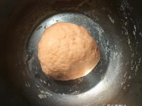 先准备中种的部分，将中种的所有材料称好放入盆中，手揉成团，不用过度揉拌，成团即可