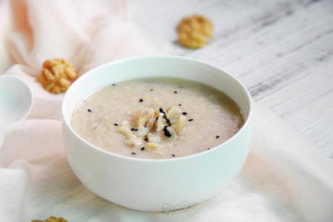 核桃百合粥