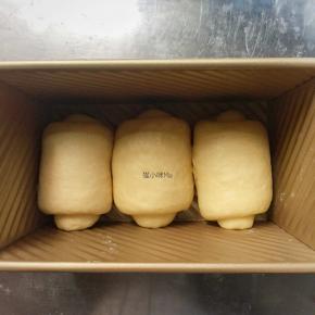 放入吐司盒中，温暖处进行二次发酵