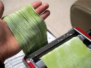 使用细面档位，剪出细面。