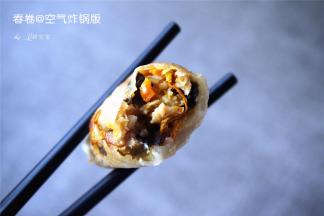 好吃的春卷。