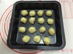  油皮分别分成15份