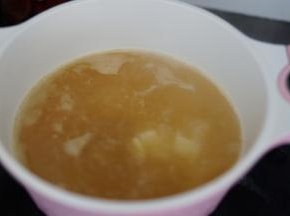这时候水也烧开了