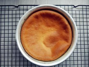 晾凉到图片的状态就可以脱模了