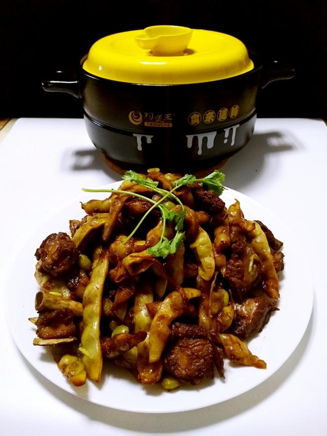 砂锅排骨炖豆角