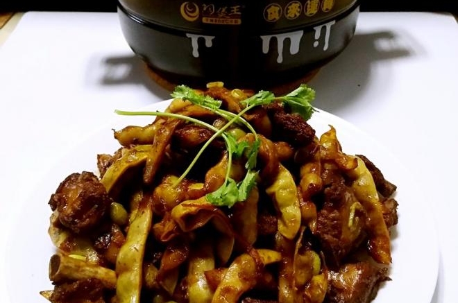 砂锅排骨炖豆角