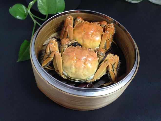 清蒸大闸蟹