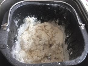 再倒入面粉