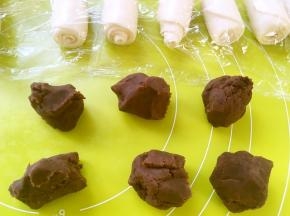 将豆沙馅分成10等份